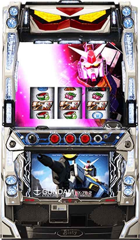 <BR>《家庭用パチスロ》機動戦士ガンダムＦＷ●パチスロ機動戦士ＺガンダムＳ★ビスティ(三共)★ コイン不要機付き！ スロット 5号機 実機 <BR>　●