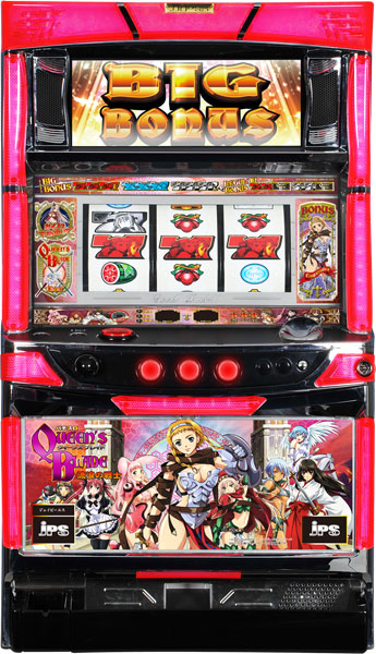 《家庭用パチスロ》クイーンズブレイド　流浪の戦士【Ｒ２】★ジェイピーエス★コイン不要機付き！ スロット 5号機 実機 　●