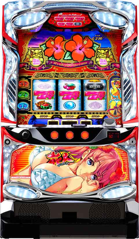 《家庭用パチスロ》パチスロ花人 はなんちゅ 【SA】★スパイキー★ コイン不要機付き! スロット 5号機 実機 ●|SPIDER
