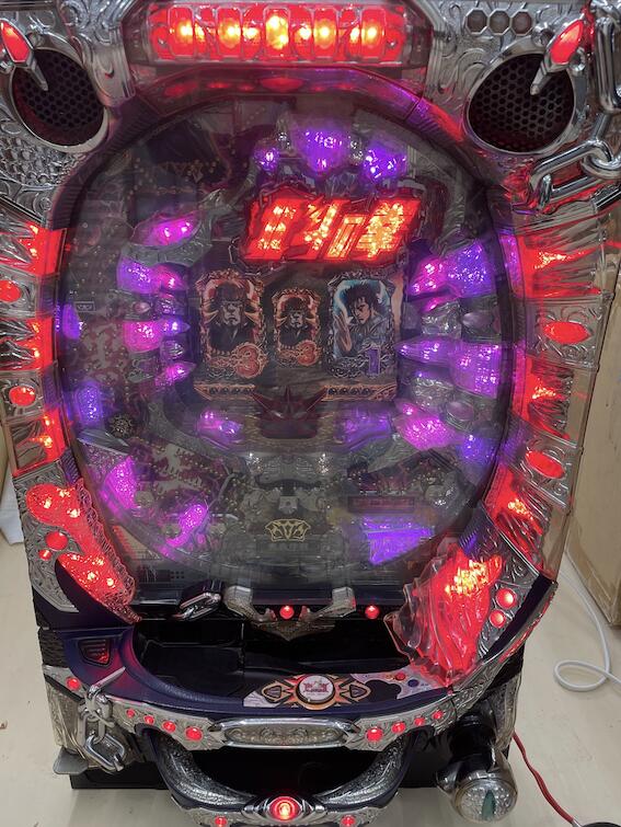 １台限定《家庭用実機パチンコ》サミー　北斗の拳　剛掌HVJA　1/399.6★ご自宅まで配送OK　OPで玉不要で遊戯可能！