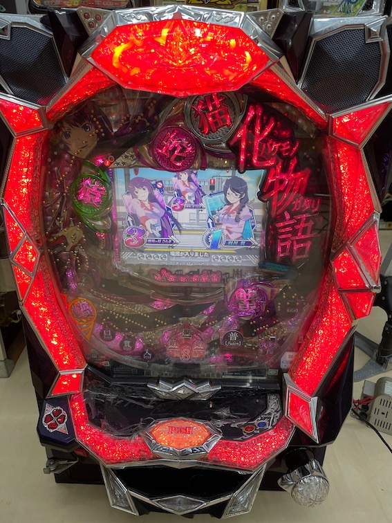<BR>全国送料無料《家庭用実機パチンコ》CR化物語LV　1/299  サミー　<BR>オプションで循環加工or玉不要加工