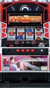 <BR>《家庭用パチスロ》パチスロリッジレーサー ★ニイガタ電子★ コイン不要機付き！5号機 スロット 実機<BR>