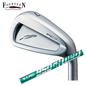 フォーティーン PC3 ('24) ニッケルクロムメッキ仕上げ 単品アイアン #5,#6 N.S.PRO 950GH neo ネオ 日本シャフト社製 FOURTEEN 2024年5月17日発売 日本正規品 特注カスタム