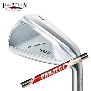 フォーティーン 2025 TB-3 FORGED #7～PW 4本組 プロジェクトX レッド PROJECT X REDトゥルーテンパー社製 FOURTEEN 2025年11月7日発売 日本正規品 特注カスタム