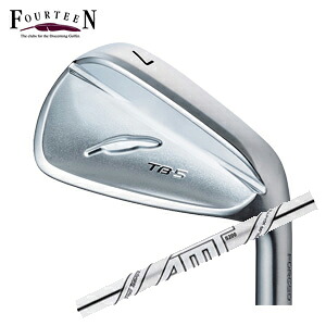 フォーティーン2025 TB-5 FORGED #6～PW 5本組AMT TOUR WHITE AMTツアーホワイト トゥルーテンパー社製FOURTEEN2024年11月8日発売 日本正規品特注カスタム｜スピンラインゴルフ