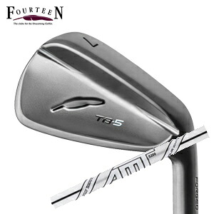 フォーティーン2025 TB-5 FORGED ダイヤモンドブラックサテン仕上げ#6～PW 5本組AMT TOUR WHITE AMTツアーホワイト トゥルーテンパー社製FOURTEEN2025年6月14日発売 日本正規品特注カスタム｜スピンラインゴルフ