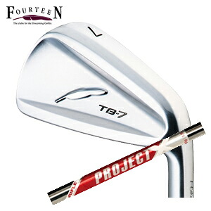 フォーティーン TB-7 FORGED #6～PW 5本組 プロジェクトX レッド PROJECT X REDトゥルーテンパー社製 FOURTEEN 日本正規品 特注カスタム 2022年4月21日発売