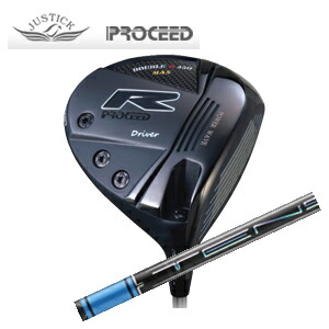 ジャスティックPROCEED DOUBLE-R 450MAXドライバーTENSEI Pro Blue 1Kシリーズ 三菱ケミカル社製JUSTICK プロシード日本仕様正規品特注カスタムルール適合モデルor高反発モデル（ルール不適合モデル）あり画像