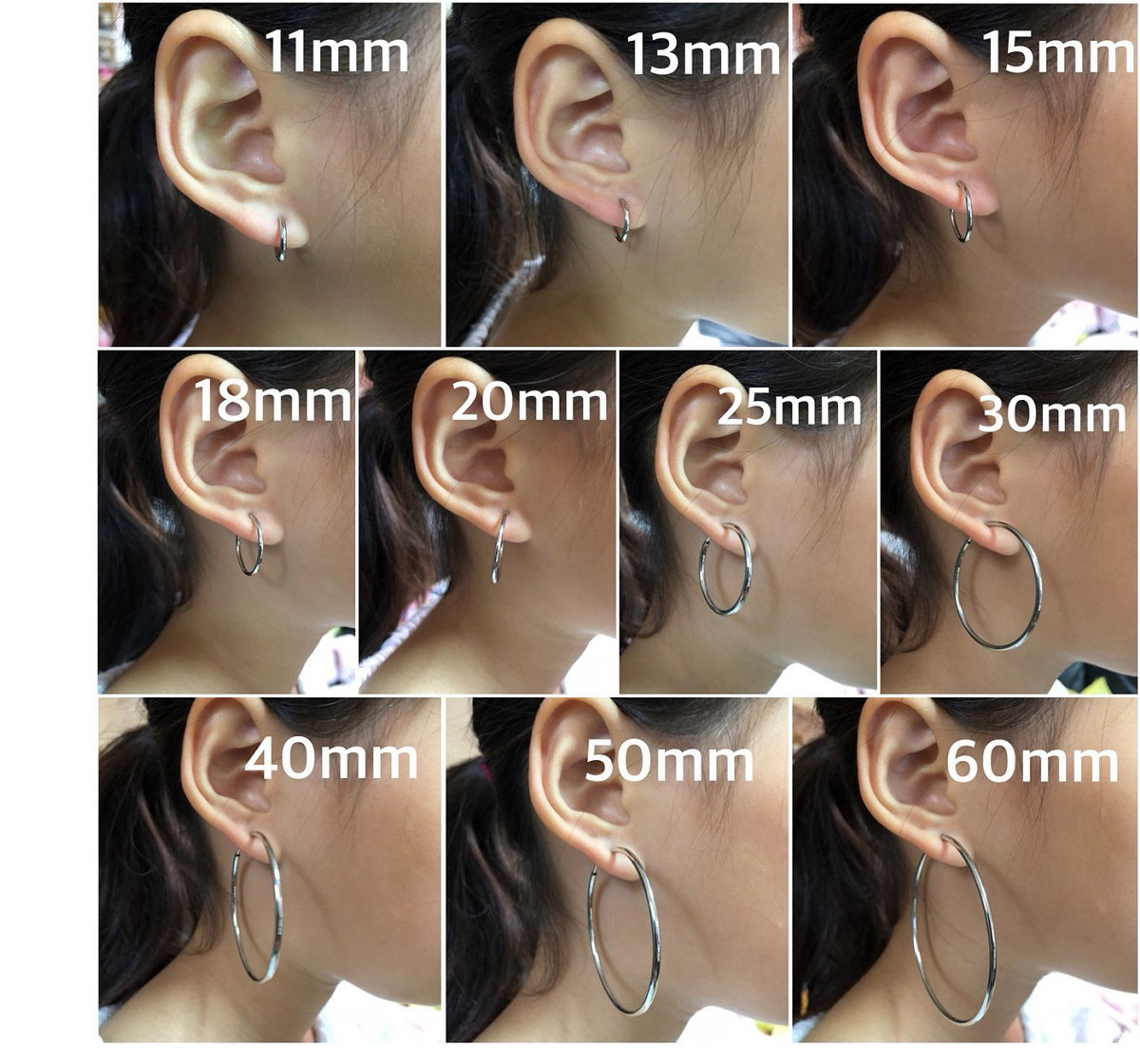 Spinout Rakutenichibaten 18mm 20mm 25mm 30mm Hoop Earrings 18mm 20mm 25mm 30mm Hoop Earrings 480 2 Man And Woman Combined Use