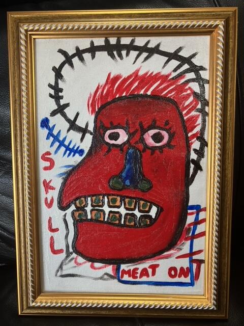 楽天市場】バスキア JEAN-MICHELBASQUIAT 油絵 5 : SPINOUTshop楽天市場店