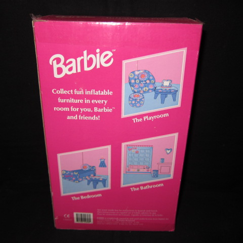 90 S 1998 Barbie Inflatable Pillow Barbie Pillow Pillow Doll Figure Skating Air Vintage