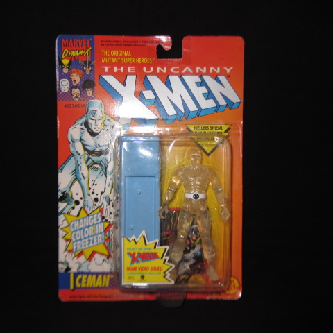 楽天市場 1992年 Marvel マーベル Toybiz スーパーヒーローズ X Men エックスメン Iceman アイスマン ブリスター フィギュア 人形 おもちゃやspiral