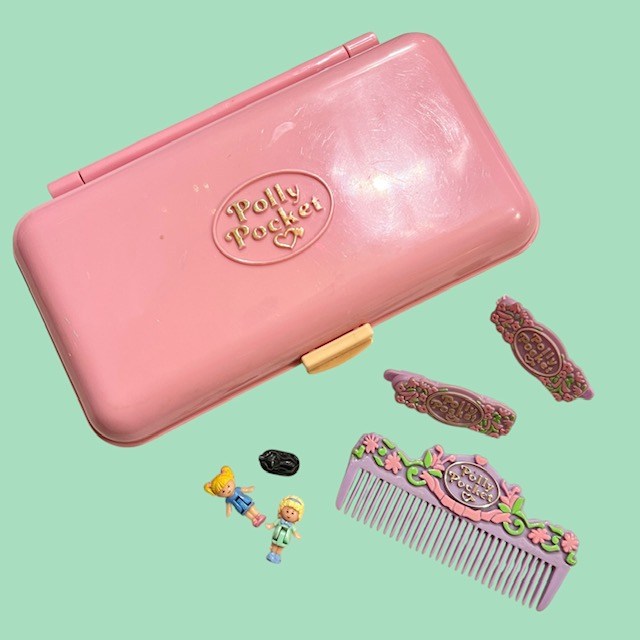 楽天市場】90's☆Polly Pocket☆ポーリーポケット☆四角形☆ミント
