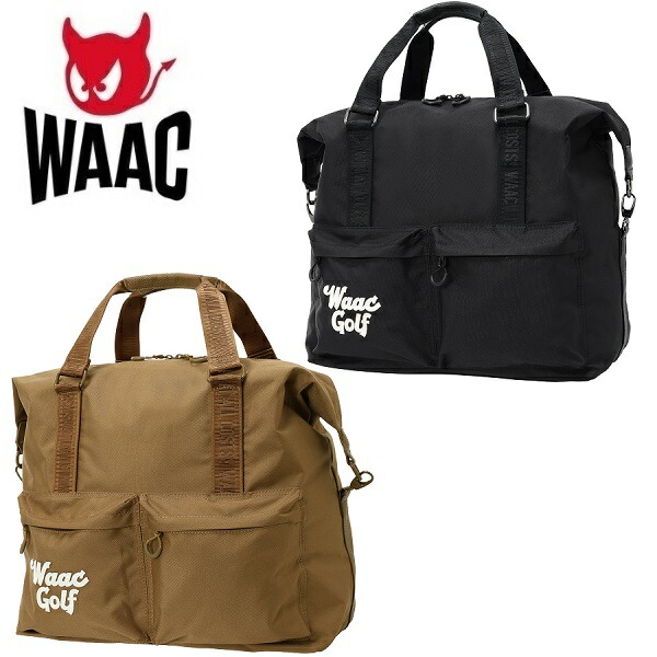 Waacボストンバック 中古 ワック WAAC ボストンバッグ ブラック 黒 メッシュ