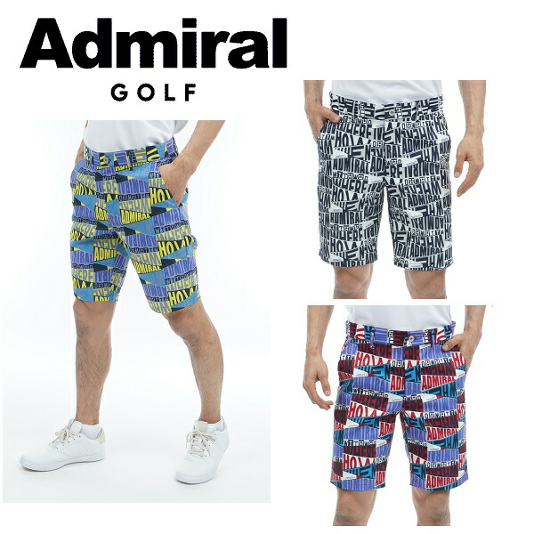 アドミラル ゴルフ メンズ  羅針儀楽想 ストレッチショートパンツ ADMIRAL ADMA322 メンズウェア-ゴルフ-その他