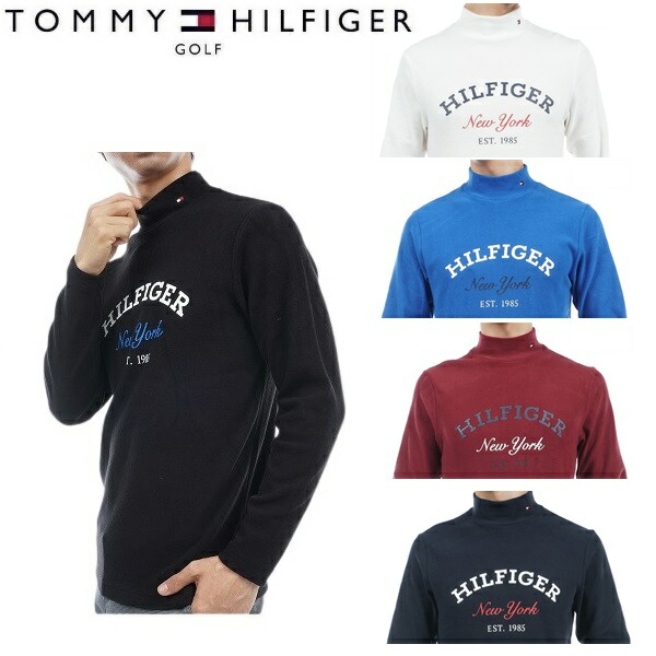 トミーヒルフィガー ゴルフ メンズ ヒルフィガーロゴ ハイネックシャツ TOMMY HILFIGER GOLF THMA376