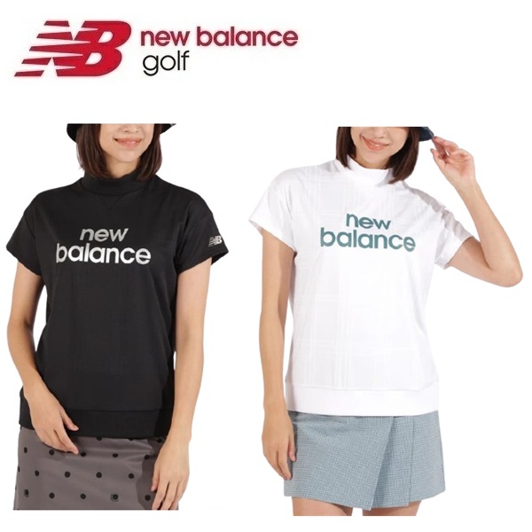 ニューバランス ゴルフ レディース UVカット 半袖 モックネック プルオーバー New Balance Golf 012-5166512 2025年春夏モデル