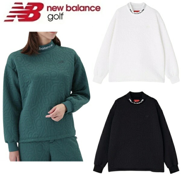 ニューバランス ゴルフ レディース テクスチャー モックネック プルオーバー New Balance Golf 012-5262505 2025年秋冬モデル|SPIRAL GOLF 店