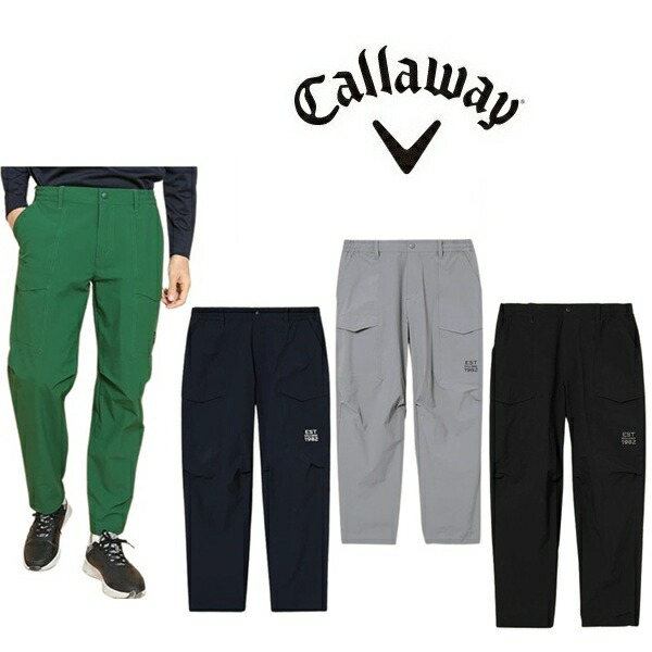 キャロウェイ メンズ ゴルフウェア ロングパンツ 8WAY ストレッチ シワナイロン リラックス パンツ Callaway Golf C24226107 6,838円