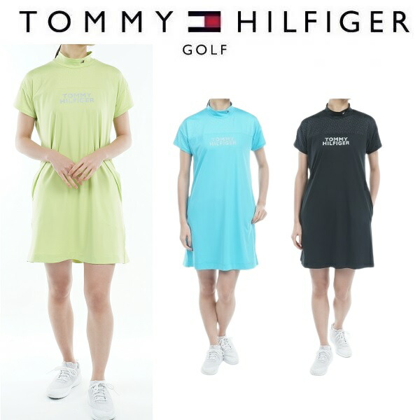 トミーヒルフィガー ゴルフ レディース THキューブ エンボスコンビ ワンピース TOMMY HILFIGER THLA343 2023春夏モデル 8,391円