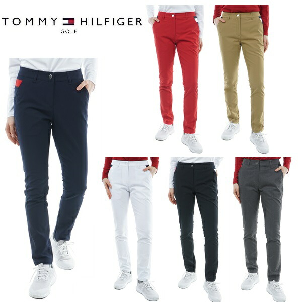 トミーヒルフィガー ゴルフ レディース ストレッチツイル フラッグパンツ TOMMY HILFIGER GOLF THLA356