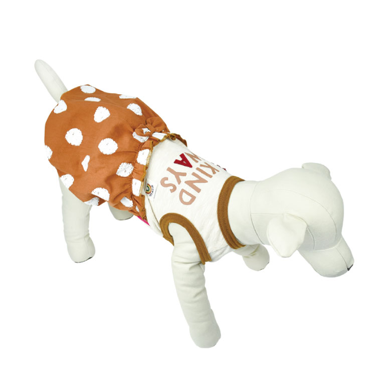 市場 おまとめ割5 Off 加工 夏 クール 中型犬 おしゃれ 小型犬 犬 ワンピース 夏服 服 春夏 春 犬の服 ポルカドットワンピ 春服 夏用 おもしろ 防蚊