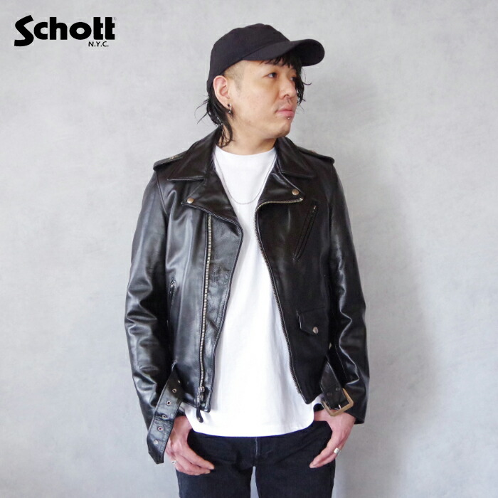 Schott ショット ホースレザージャケット　正規品（7142） 楽天市場】Schott ショット ホースレザージャケット メンズ 革