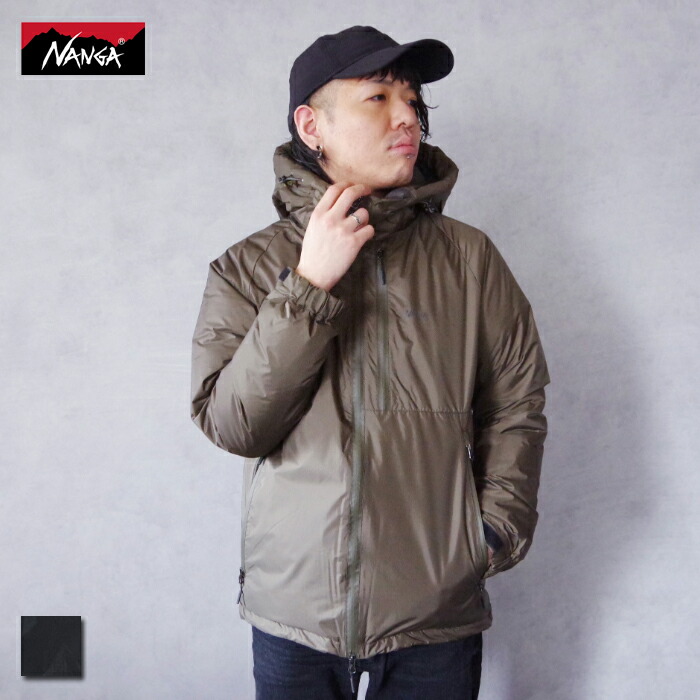 NANGA(ナンガ) オーロラダウンジャケット AURORA DOWN JACKET (ND22411A001) メンズ 落ちこむ 保温性 アウトドア 町若い者 今めかしい着  黒いこと 落ちこむ上衣 アウター 最強アウター 真冬 防寒 雪山