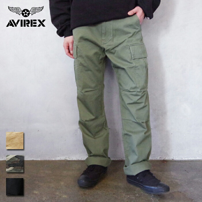 AVIREX アヴィレックス BASIC FATIGUE PANTS (6126129) メンズ ボトムス パンツ ベーシック ミリタリー ミリタリーパンツ リニューアルモデル|CHIKUMA Online store