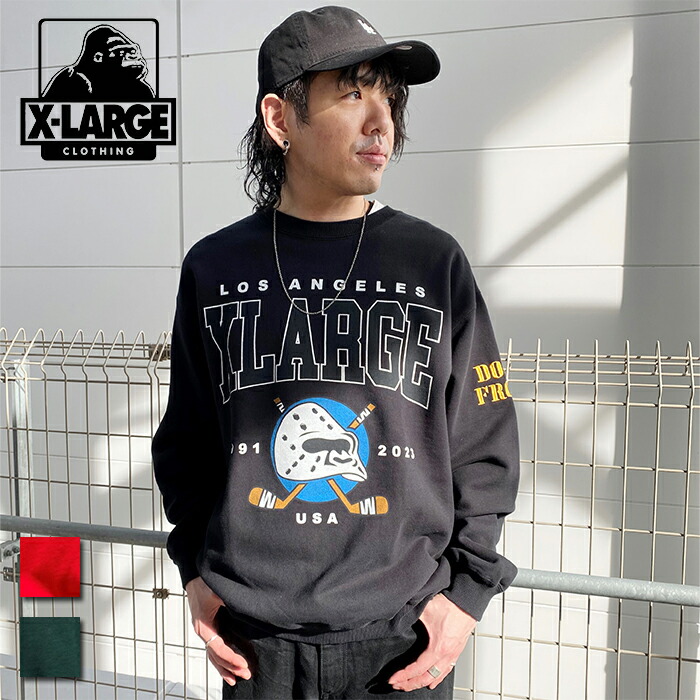 大人気 XLARGE HOCKEY HALF ZIP SWEATSHIRT ストリートコーデに 楽天市場】エクストララージ XLARGE メンズ ホッケー ハーフ