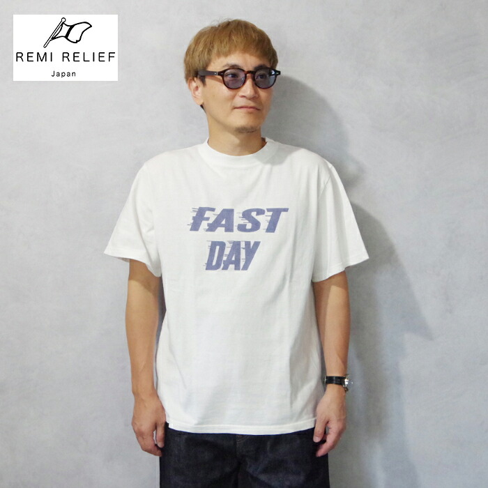 REMI RELIEF (レミレリーフ) HARD SP産業 天竺レギュラーT FASTDAY (RN30389139) メンズ トップス プルオーバー 半袖 刷り上げる 特別産業