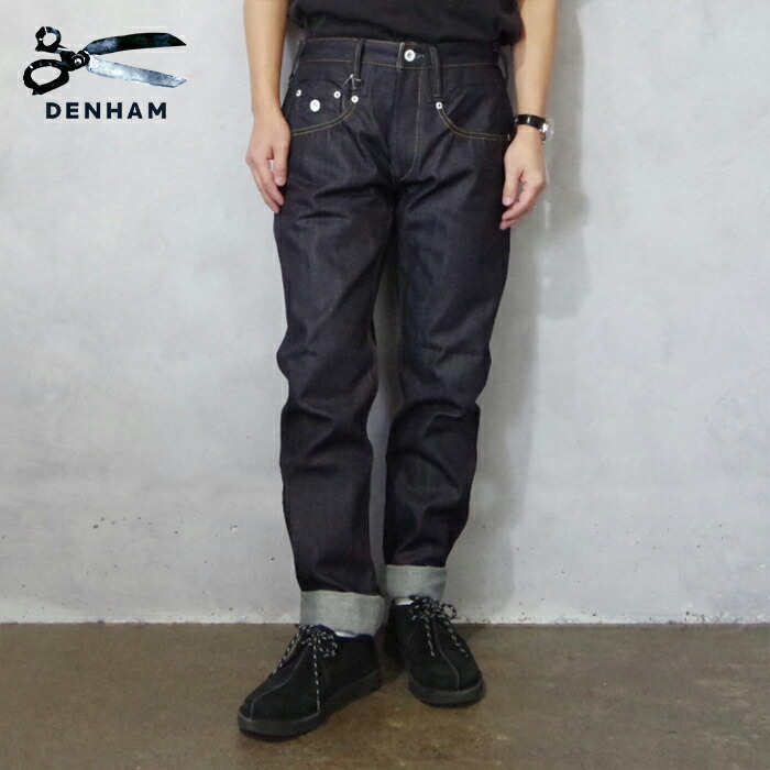 楽天市場】DENHAM デンハム パンツ サイズ:L ワンタック コットン チノ