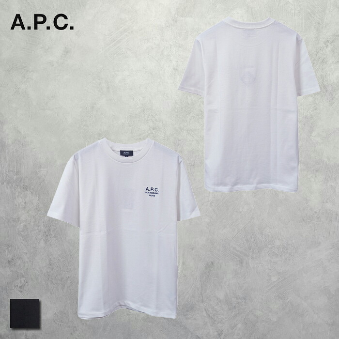 A.P.C (アーペーセー) Standard Rue Madame Tシャツ (25082197891) メンズ ユニセックス Tシャツ 半袖 シンプル ロゴ インナー 綿100% 着心地抜群 カジュアル 刺繍