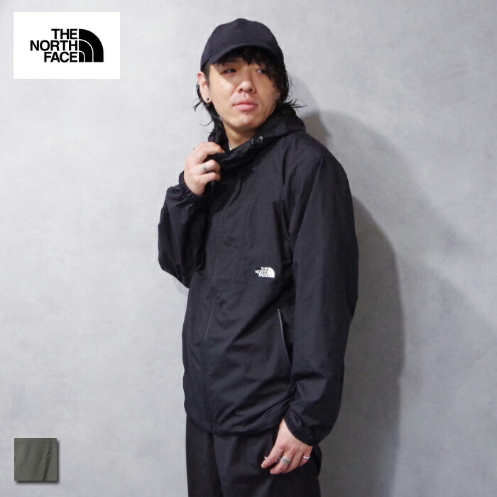 THE NORTH FACE(ザ・ノース・フェイス) コンパクトジャケット (NP72230) メンズ ロゴ 刺繍 軽量 ジャケット パーカー 撥水加工 コンパクト 防風性 アウトドア おしゃれ