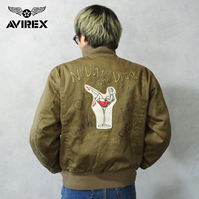AVIREX (アヴィレックス) LIGHT TANKERS JACKET (7835252020) メンズ アウター ジャケット フライトジャケット｜CHIKUMA Online store
