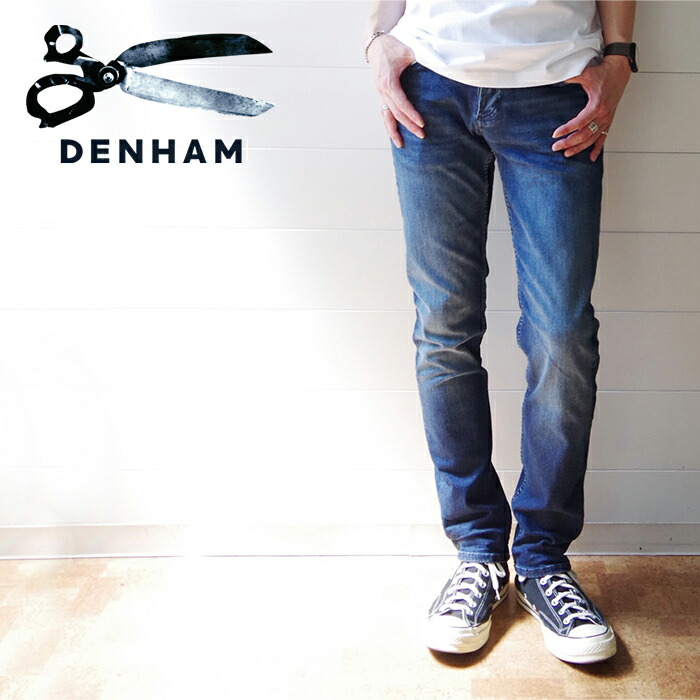 DENHAM RAZOR SLIM FIT ストレッチデニム ヴィンテージ加工 DENHAM RAZOR SLIM FIT ストレッチデニム ヴィンテージ加工