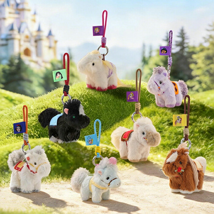 ディズニープリンセス リトルポニー シリーズ ぬいぐるみストラップ BOX 6個入 BOXセット 52TOYS|SPJstore店
