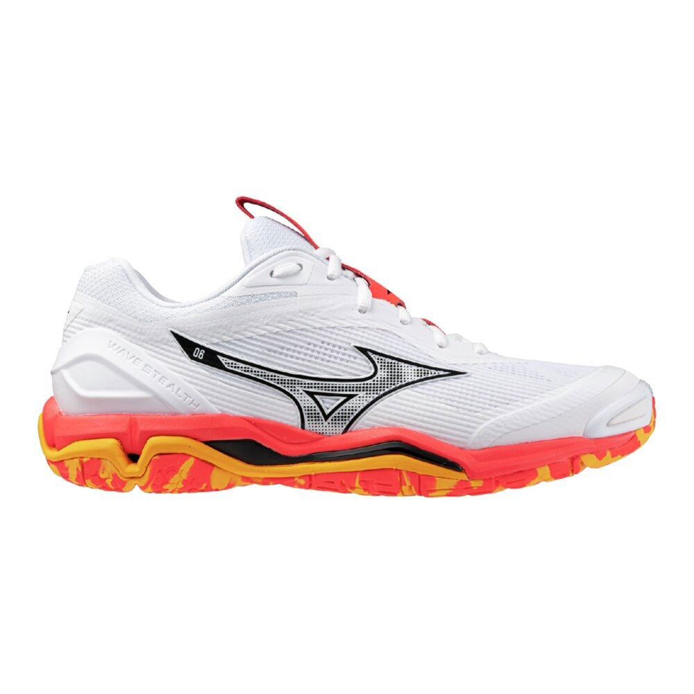 ミズノ MIZUNO ユニセックス ハンドボール シューズ 部活 軽量 靴 ウエーブステルス 6 X1GA2430｜スポーツマート