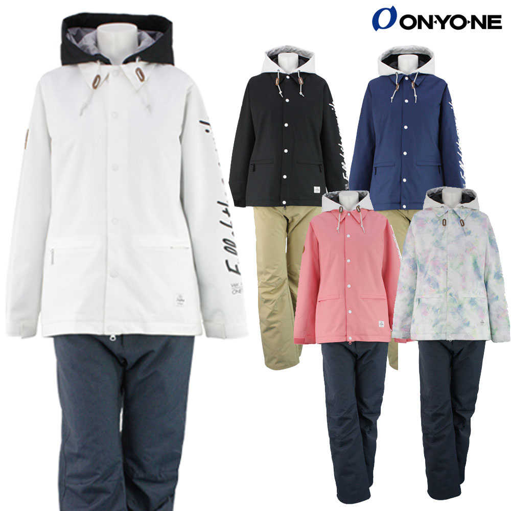 オンヨネ ONYONE レディース スノーボード スキーの板 お召しもの 上下仕掛ける 無地 分かりやすい  雨合羽 耐水 OTS82201D スポーツ・アウトドア-ウィンタースポーツ