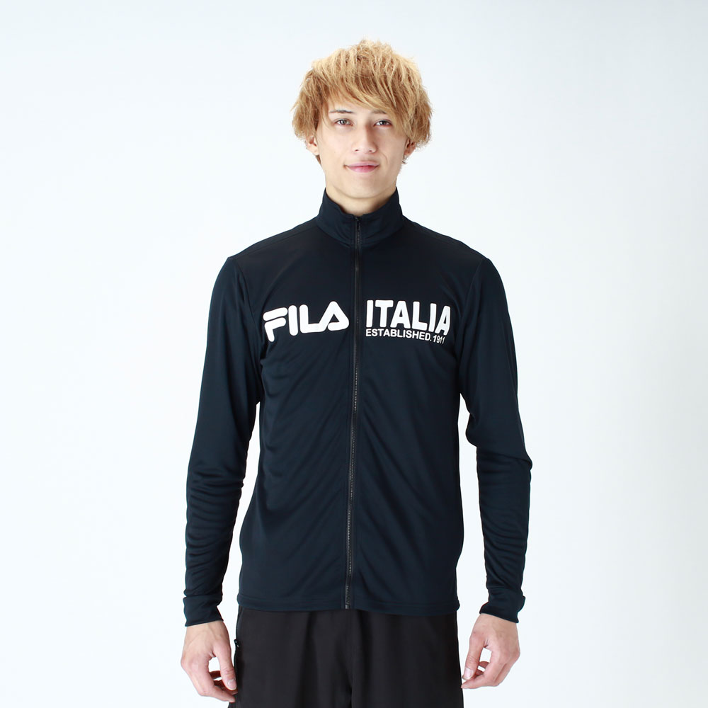 送料無料】 FILA フィラ 428286 長袖 フルジップ ラッシュガード スタンドカラー アクアシャツ www.vafost.org.vn