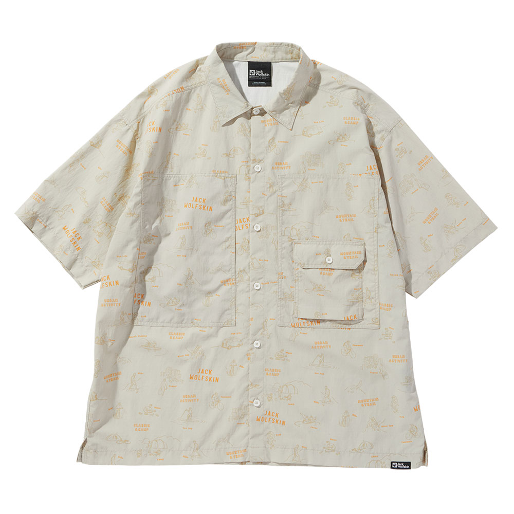JackWolfSkin(ジャックウルフスキン) メンズ 半袖シャツ JP WHW LAZY WORK SH アウトドア トップス 5030661