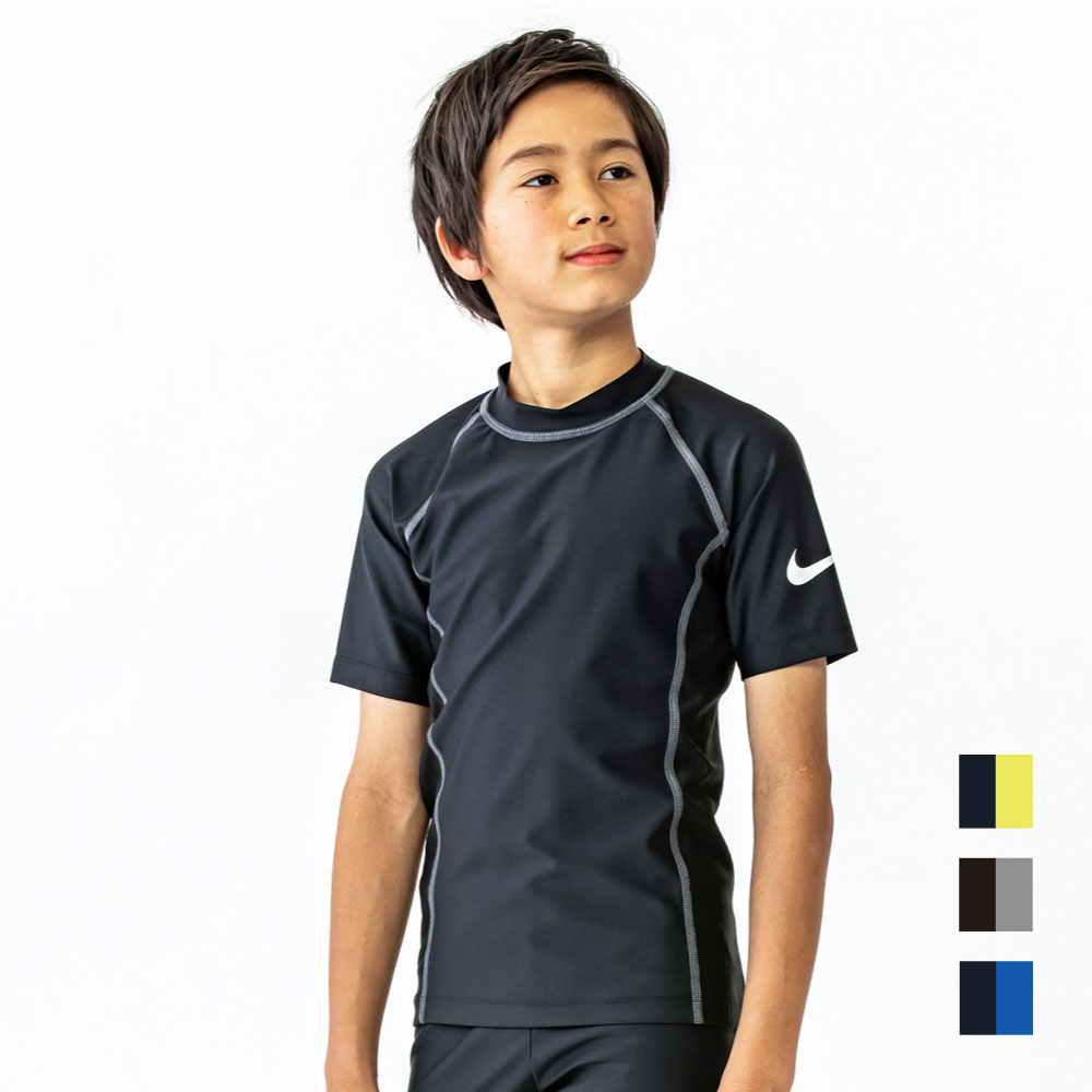 【ひろちんさん専用】Nike ブラック 水着・ラッシュガード ナイキ（NIKE）（キッズ）ジュニア スクール水着 ラッシュガード