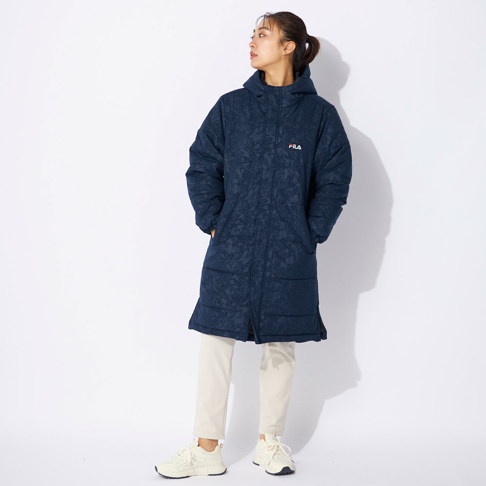 【24時間以内/匿名配送】良品 フィラゴルフ レディース ロングコート Lサイズ 24時間以内/匿名配送】良品 フィラゴルフ レディース ロングコート L