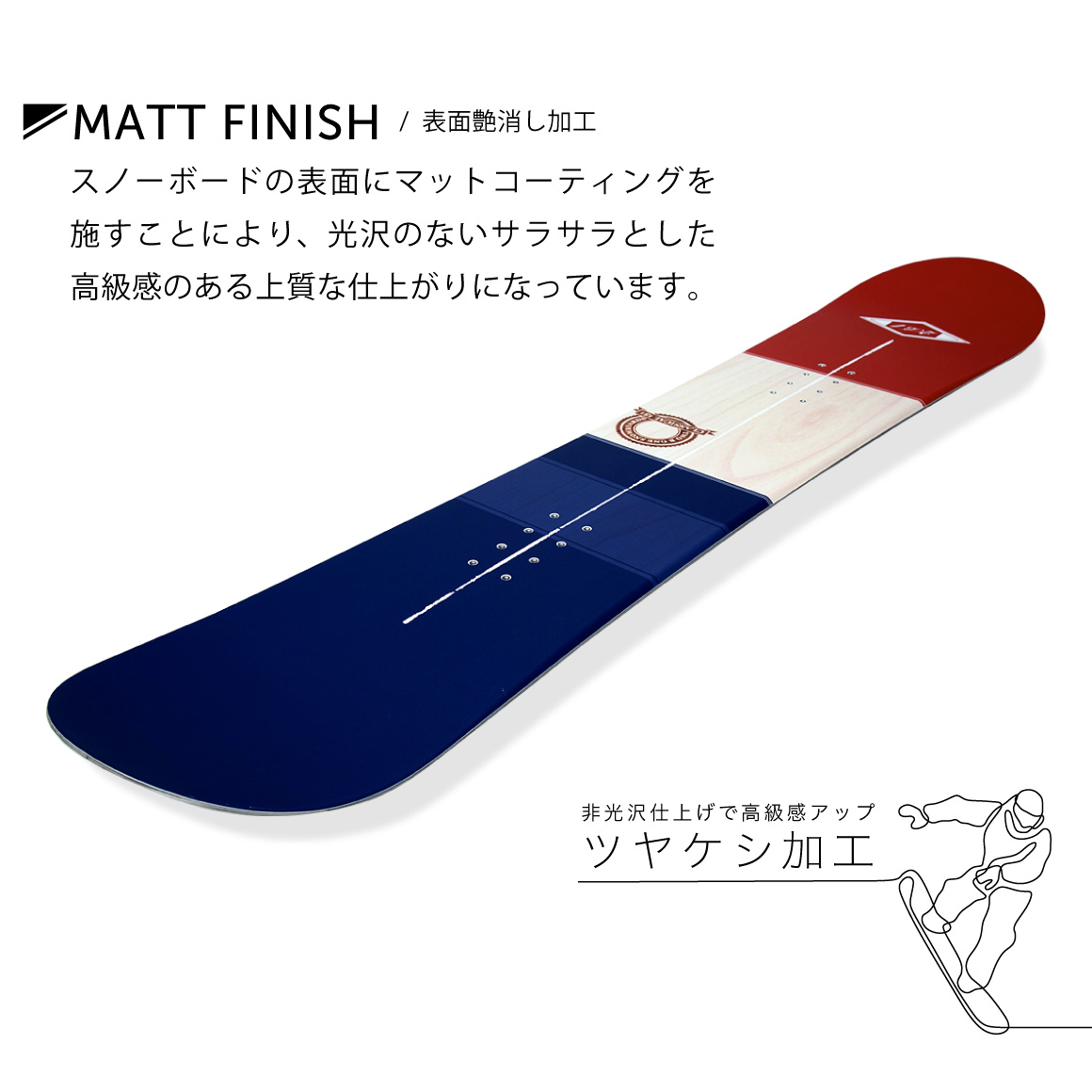 subtle｜サトル レディーススノーボード板 (148.5cm) - スノーボード