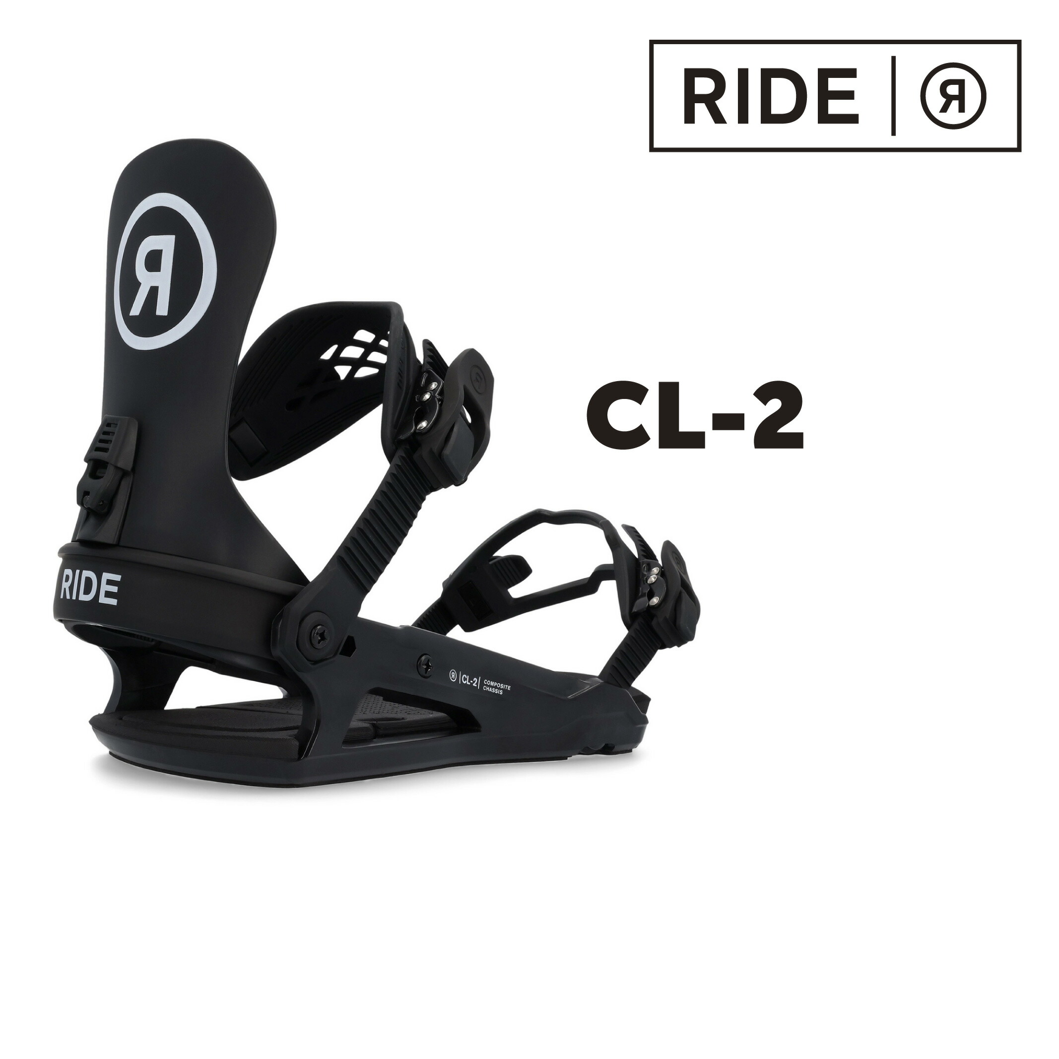 25-26 RIDE CL-2 ライド レディース 単品 初心者 ソフトフレックス やわらかい フリースタイル グラトリ パーク 軽量 ブランド スノボー snowboard 黒 おしゃれ