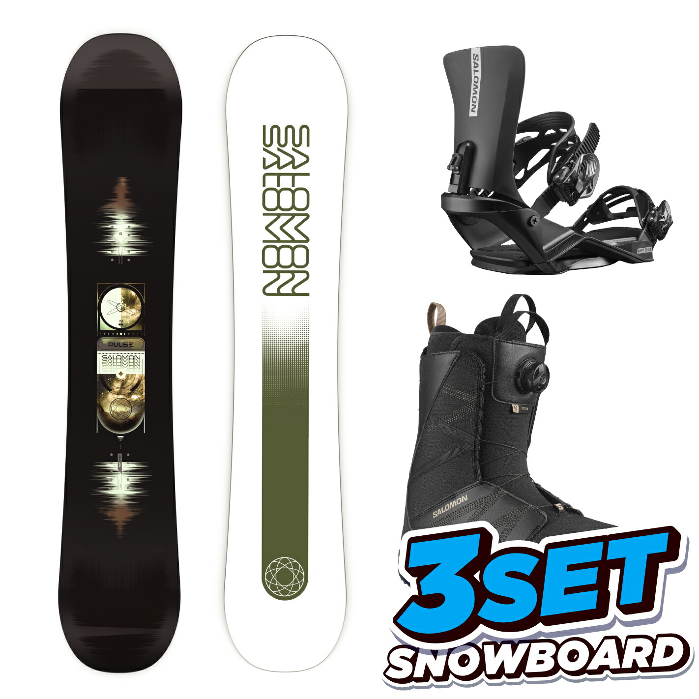 楽天市場】スノーボード 板 メンズ 3点 セット 23-24 スノボ
