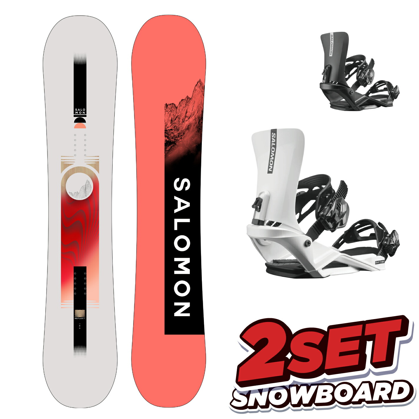 楽天市場】サロモン スノーボード 板 メンズ レディース リフレクト