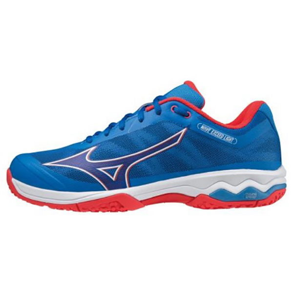 ミズノ MIZUNO WAVE LIGHT OC ユニセックスシューズ テニス EXCEED クレーコート用 WIDE 61GB2117-22