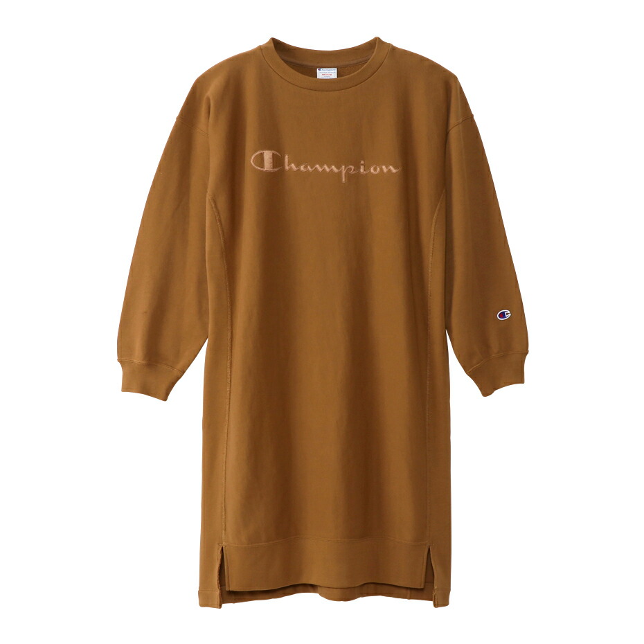 楽天市場 チャンピオン Champion ウィメンズ リバースウィーブ スウェットワンピース Rw Onepiece Cw S002 865 スポ王 楽天市場店