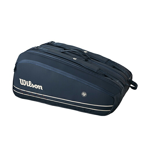 ウィルソン Wilson ROLAND GARROS 2025 SESSION SOIREE SUPER TOUR 15PK テニスバッグ WR804300-1001｜フィットファイ店